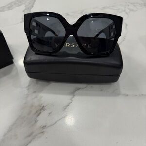 Versace Elegant Black Sunglasses